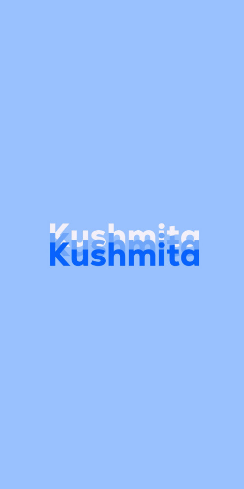 Free photo of Name DP: Kushmita