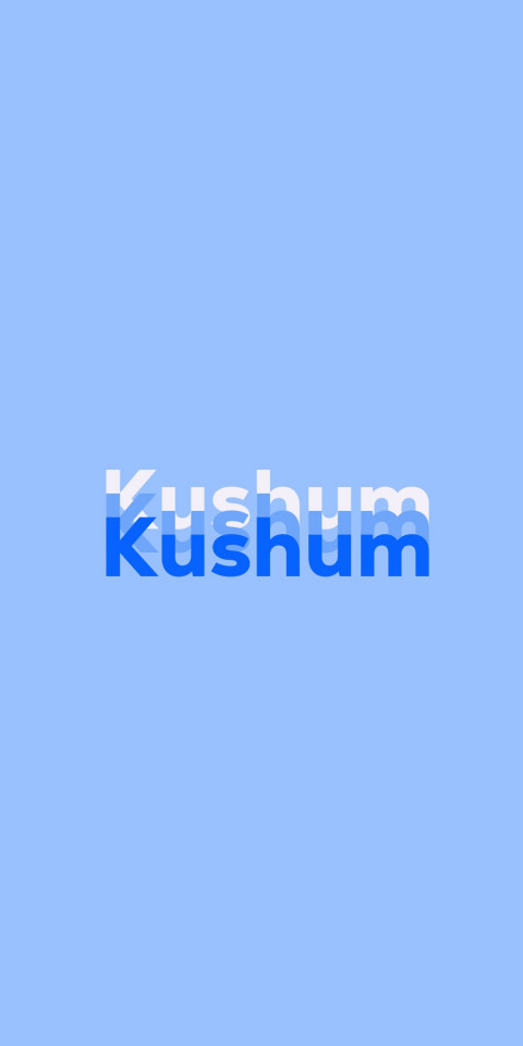 Free photo of Name DP: Kushum