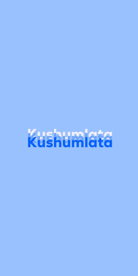 Free photo of Name DP: Kushumlata