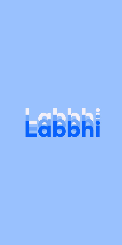 Free photo of Name DP: Labbhi