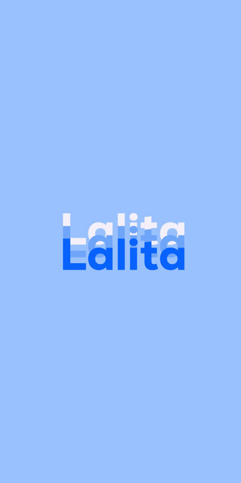 Free photo of Name DP: Lalita