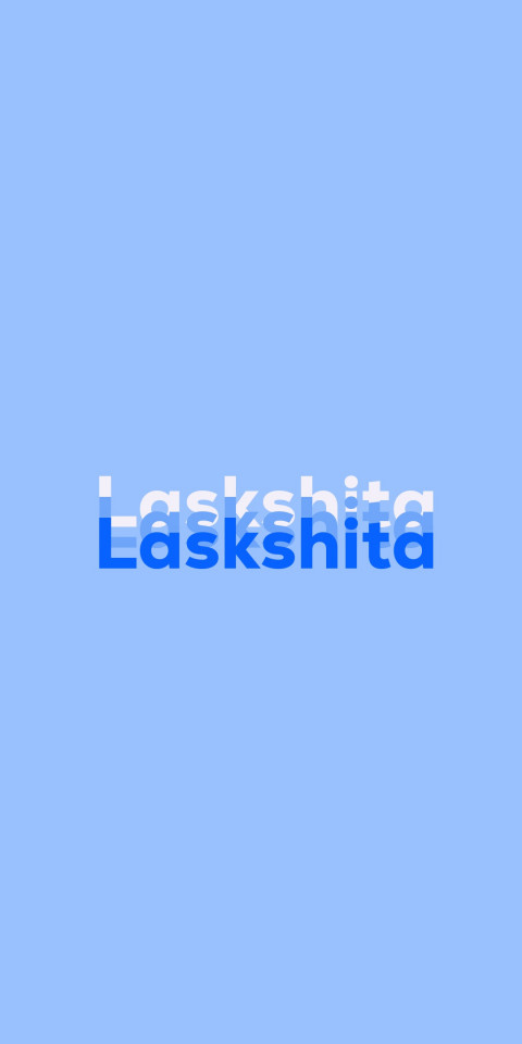 Free photo of Name DP: Laskshita