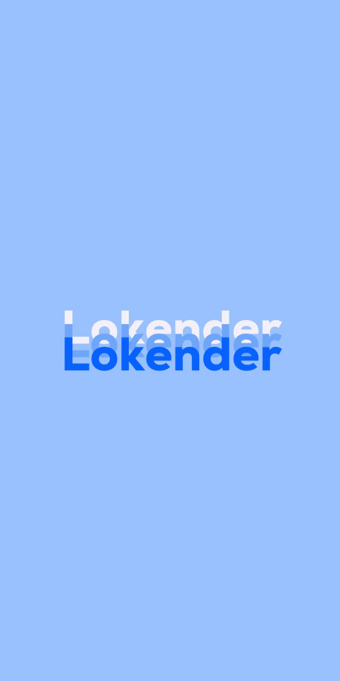 Free photo of Name DP: Lokender