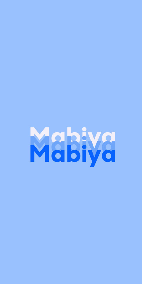 Free photo of Name DP: Mabiya