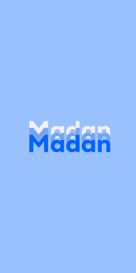 Free photo of Name DP: Madan