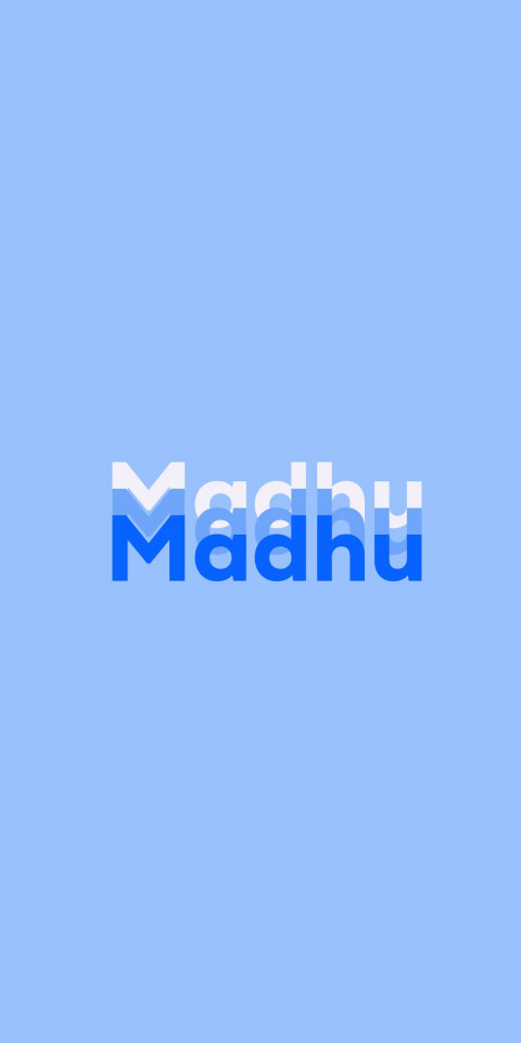 Free photo of Name DP: Madhu