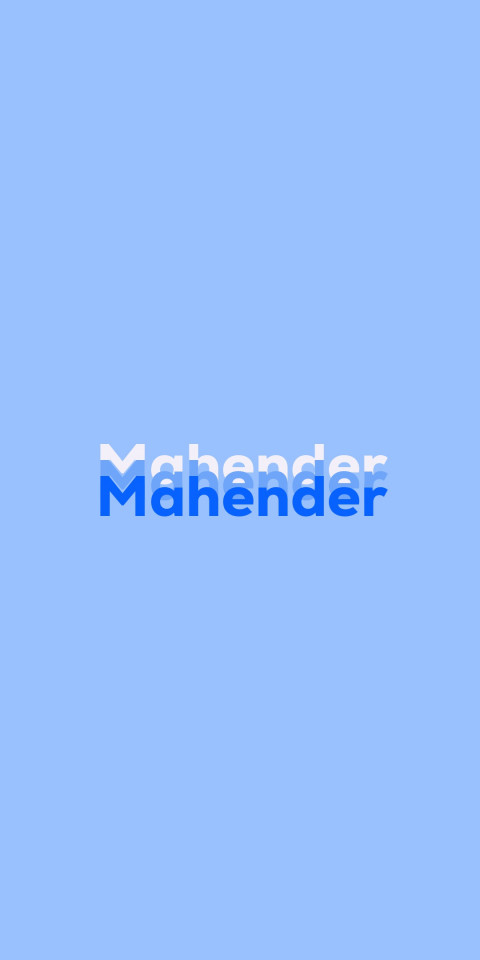 Free photo of Name DP: Mahender