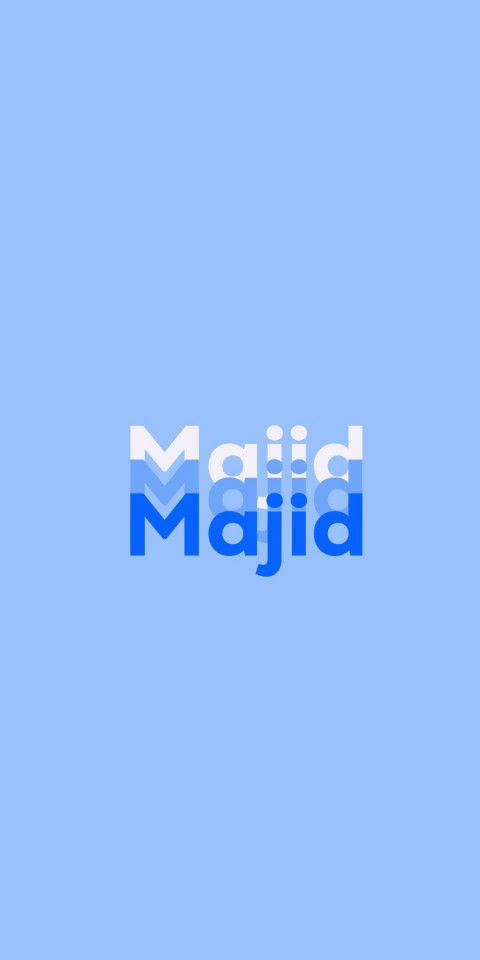 Free photo of Name DP: Majid