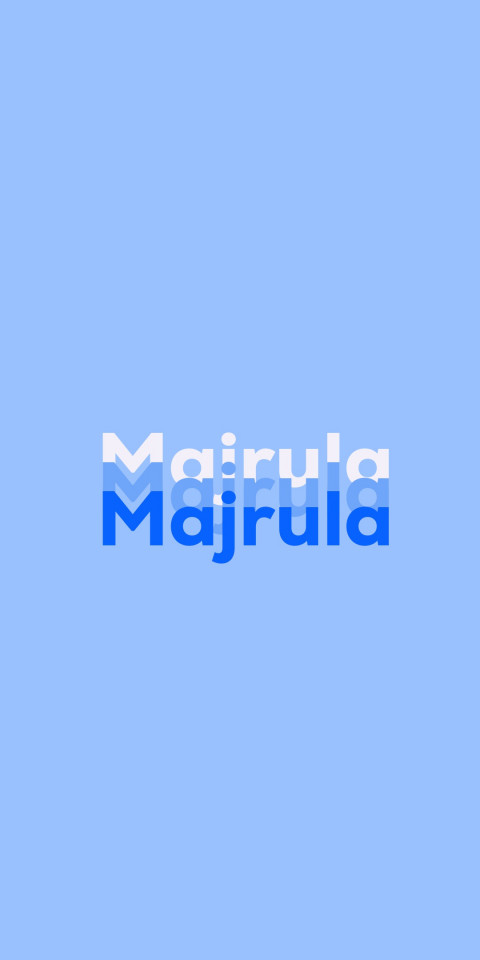 Free photo of Name DP: Majrula