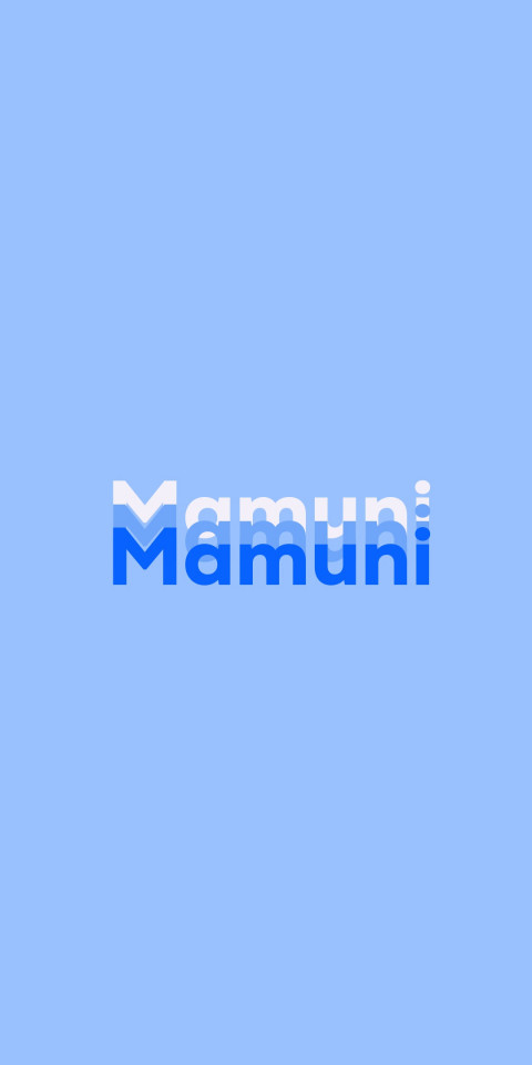 Free photo of Name DP: Mamuni