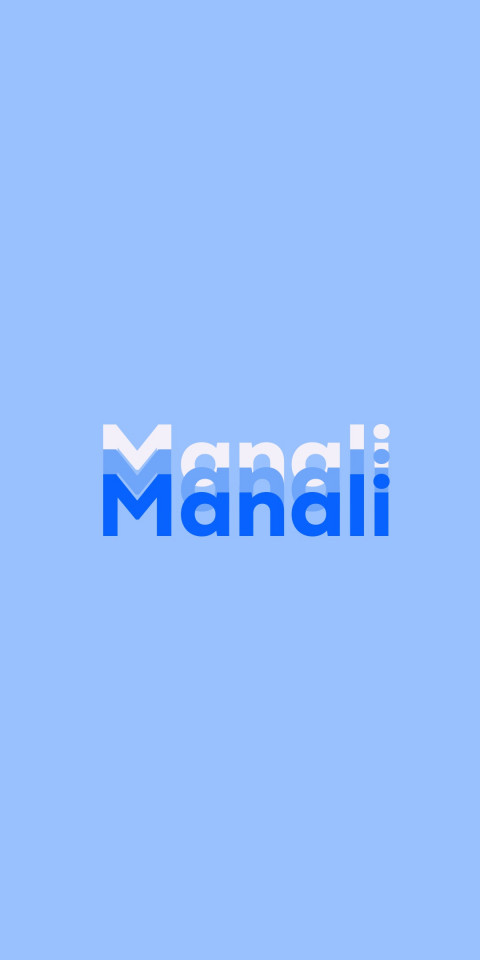 Free photo of Name DP: Manali
