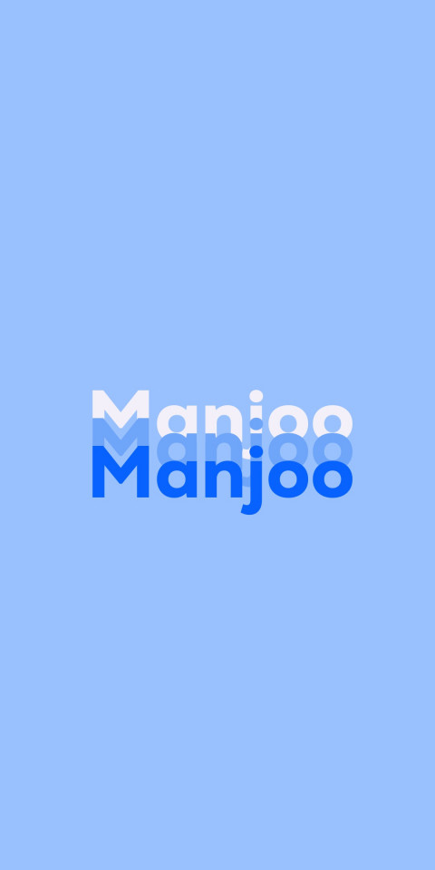 Free photo of Name DP: Manjoo
