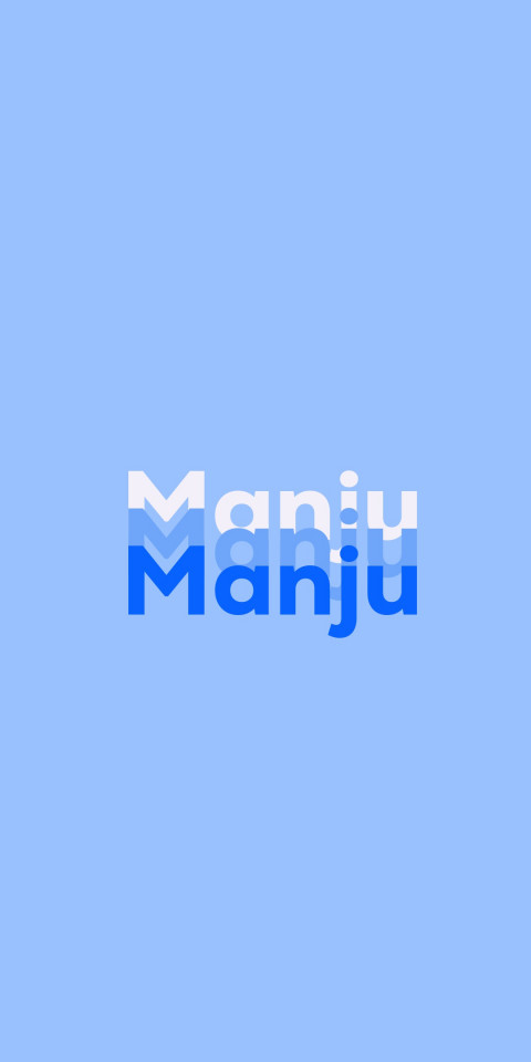 Free photo of Name DP: Manju