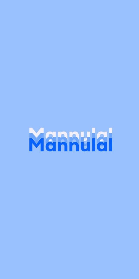 Free photo of Name DP: Mannulal