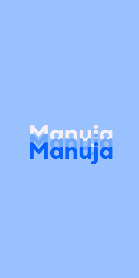 Free photo of Name DP: Manuja