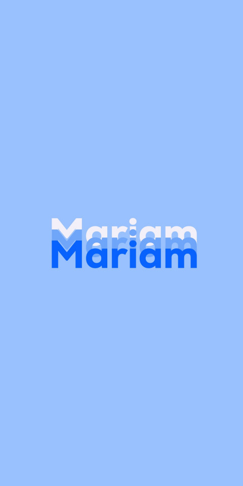 Free photo of Name DP: Mariam