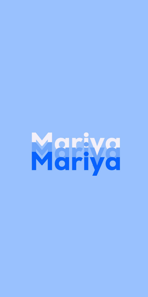 Free photo of Name DP: Mariya