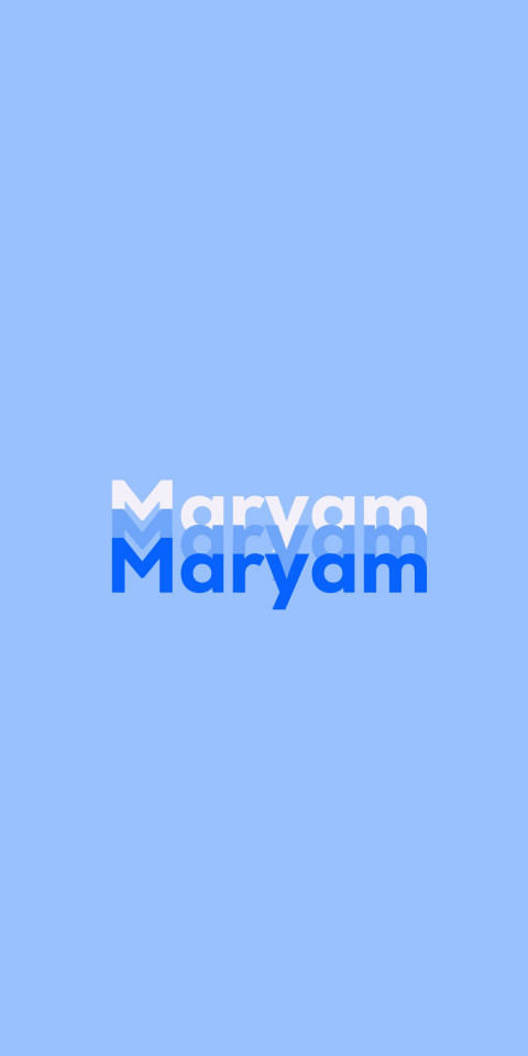 Free photo of Name DP: Maryam