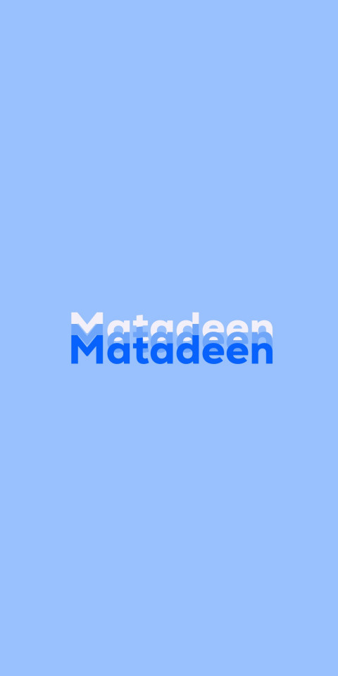 Free photo of Name DP: Matadeen