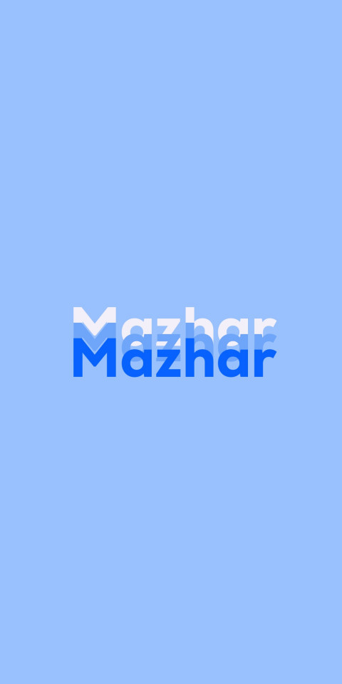 Free photo of Name DP: Mazhar