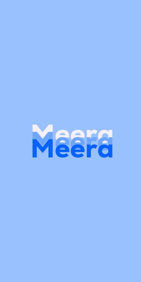 Free photo of Name DP: Meera