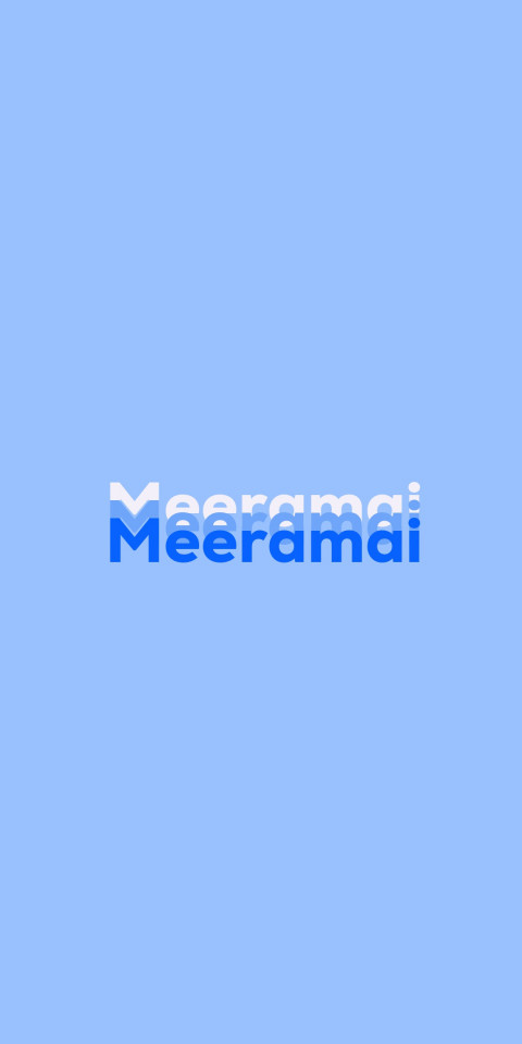 Free photo of Name DP: Meeramai