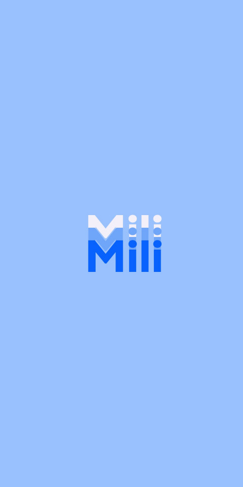 Free photo of Name DP: Mili