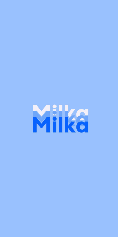 Free photo of Name DP: Milka