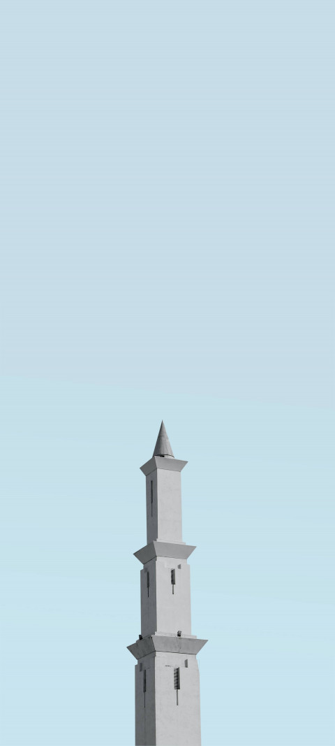 Free photo of Minaret Minimal Mosque Wallpaper #189