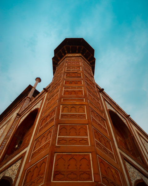 Free photo of Minaret of Darwaza-i-rauza, Great Gate, Taj mahal