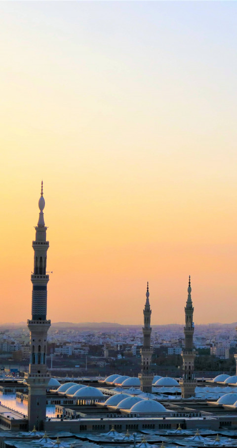 Free photo of Minarets of Al Masjid an Nabawi