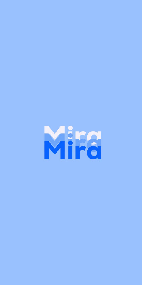 Free photo of Name DP: Mira