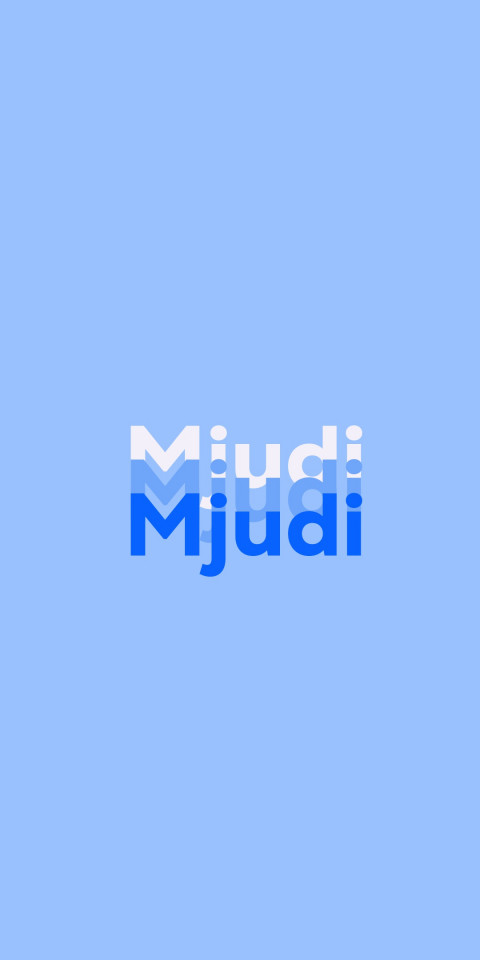 Free photo of Name DP: Mjudi