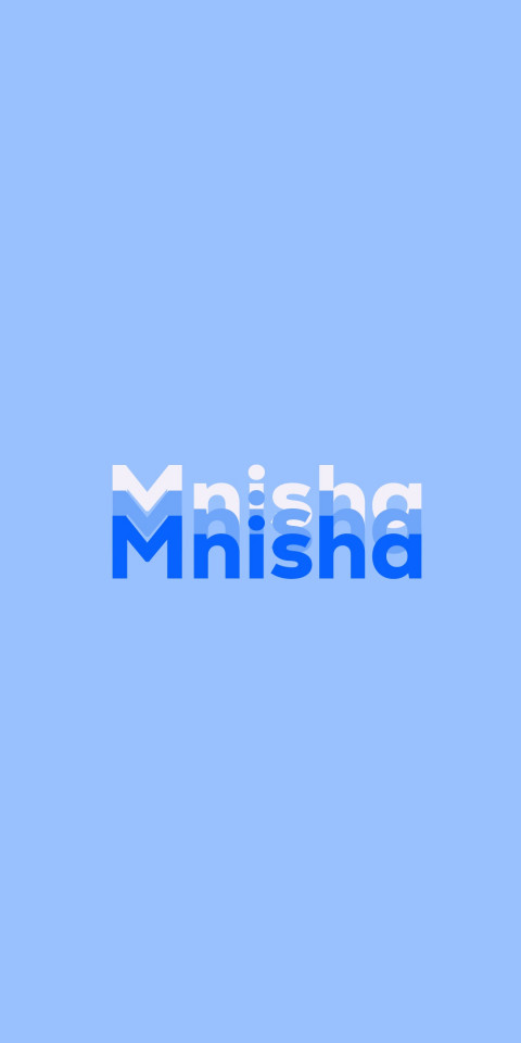 Free photo of Name DP: Mnisha