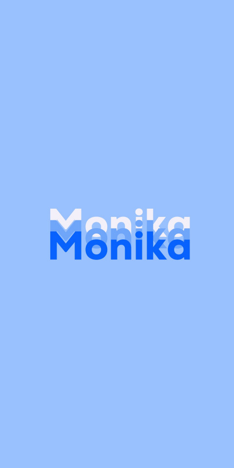 Free photo of Name DP: Monika