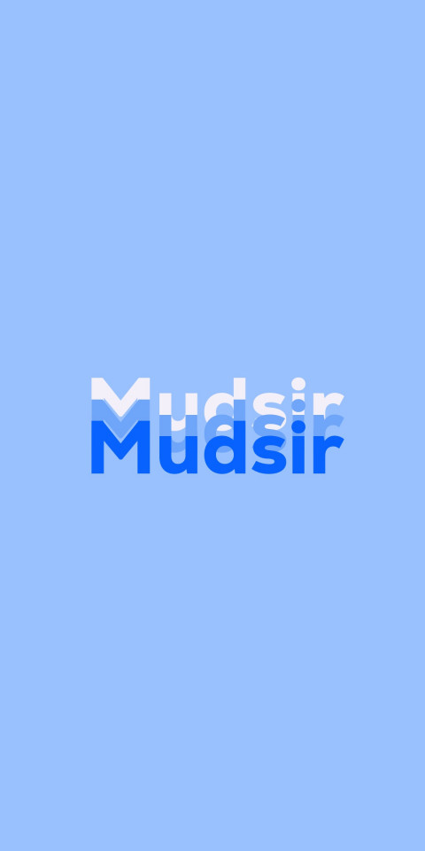 Free photo of Name DP: Mudsir