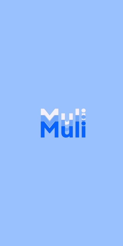 Free photo of Name DP: Muli