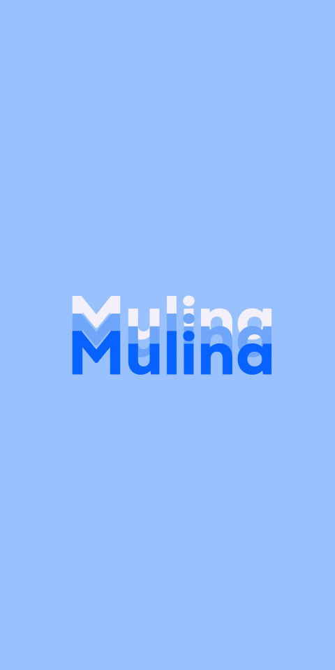 Free photo of Name DP: Mulina