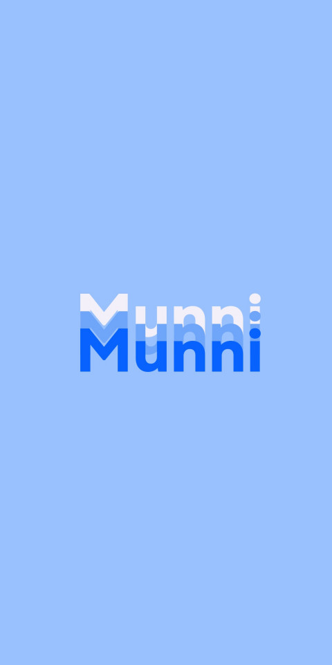 Free photo of Name DP: Munni