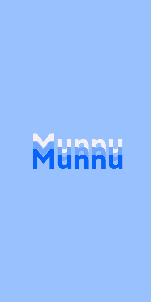 Free photo of Name DP: Munnu