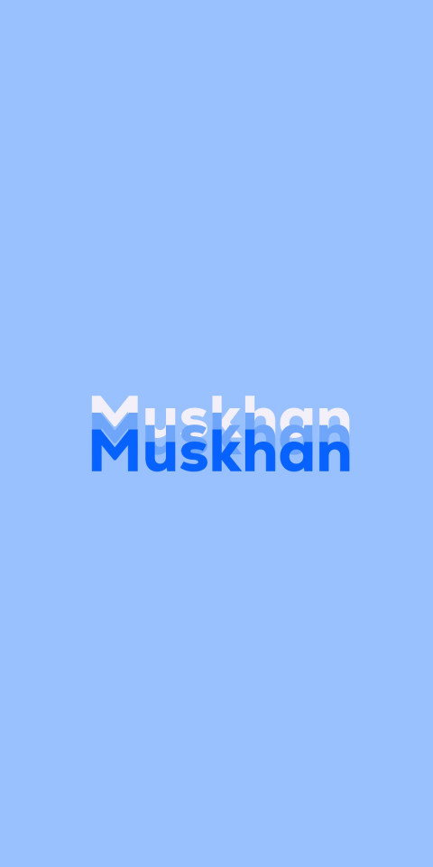 Free photo of Name DP: Muskhan