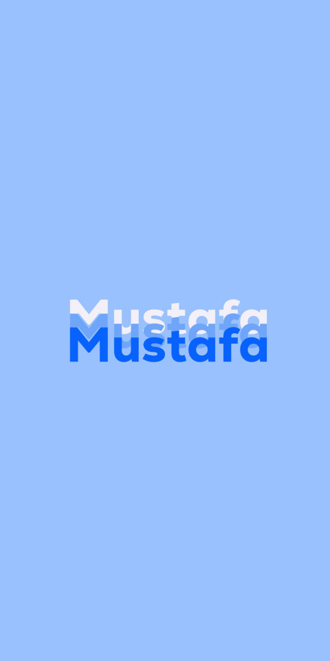 Free photo of Name DP: Mustafa