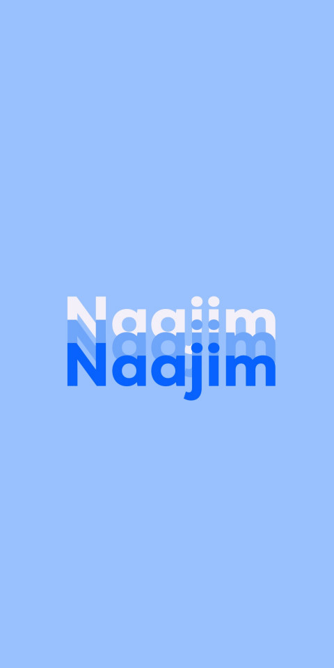 Free photo of Name DP: Naajim