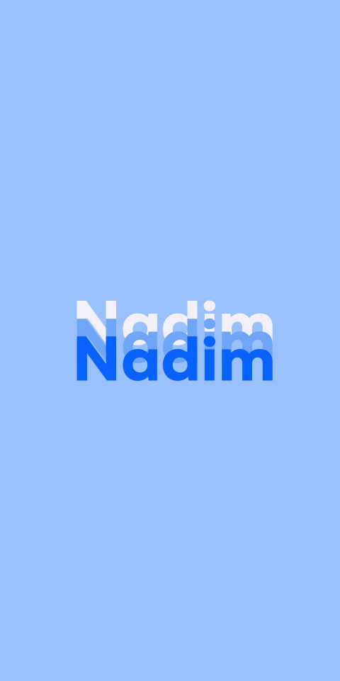 Free photo of Name DP: Nadim
