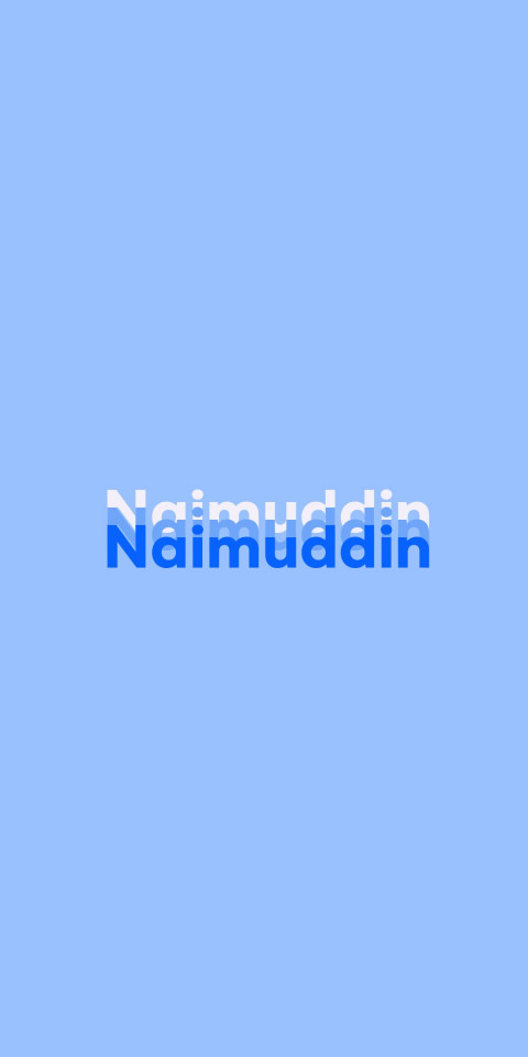 Free photo of Name DP: Naimuddin