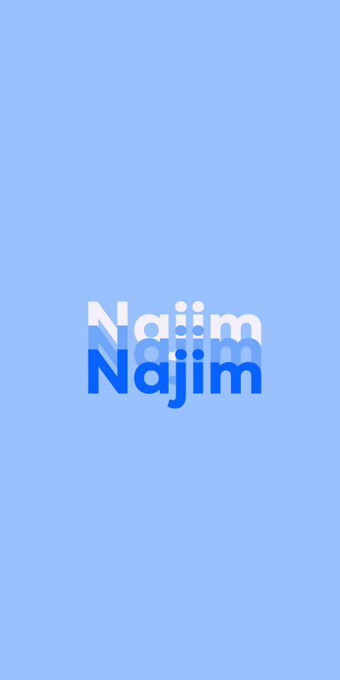 Free photo of Name DP: Najim