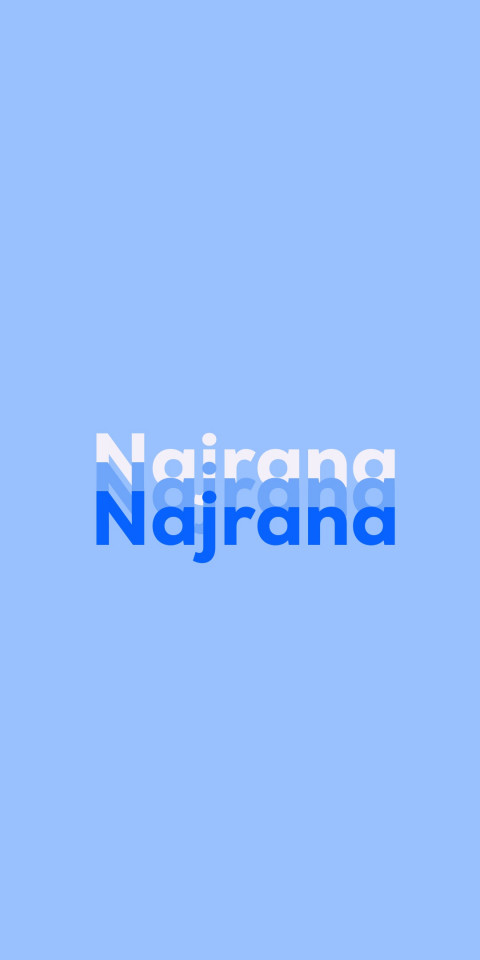 Free photo of Name DP: Najrana