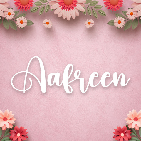 Free photo of Name DP: aafreen