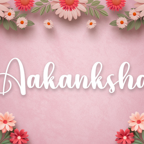 Free photo of Name DP: aakanksha