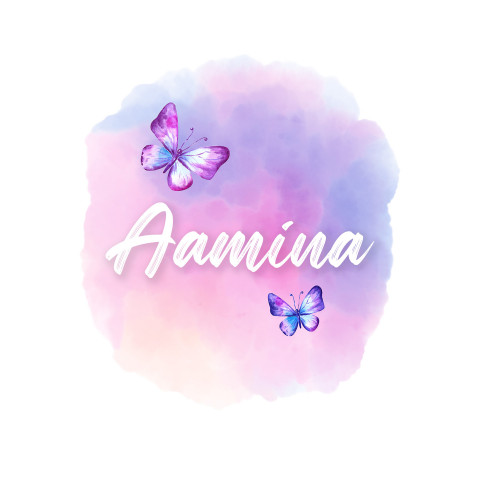 Free photo of Name DP: aamina